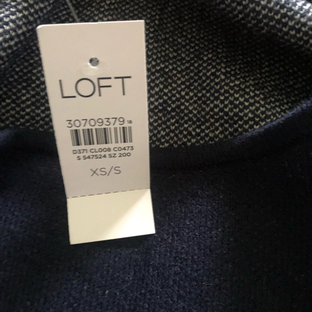 Ann Taylor LOFT Color block poncho - Picture 7 of 7